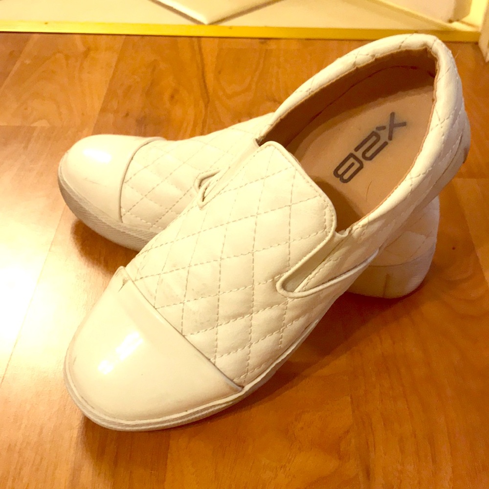 X2B White Fashion Sneakers